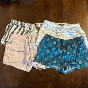 Victoria's Secret, Paige, Aerie, Young Fab & Broke Set of 4 Lounge Shorts Small